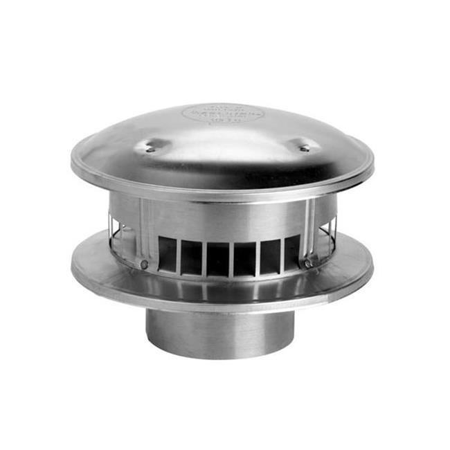 Selkirk 4906038 8 in. dia. 8RVRT Galvanized Steel Round Gas Vent Pipe