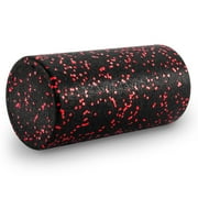 ProsourceFit High Density Speckled Black Foam Roller for Myofascial Release, Trigger Point Massage, and Muscle Therapy