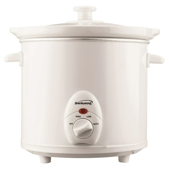 Brentwood 3 qt Slow Cooker, White