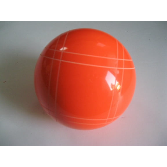 EPCO Replacement Bocce Ball with Close Curvey Stripes - Single Orange 110mm