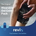 thumbnail image 2 of shiyou-Ice Wraps for Knee Pain Relief Reusable, Knee Ice Pack with Cold Compress Therapy for Knee Replacement Surgery, Injuries, Swelling, Bruises and Arthritis, Black, 2 of 4