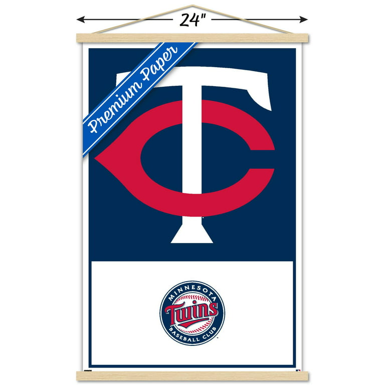 MLB Minnesota Twins - Logo 22 Wall Poster with Magnetic Frame