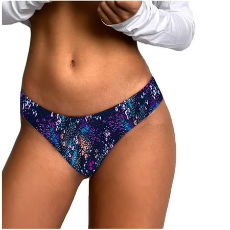 

CYMMPU Strechy Sexy G-String Thongs Ladies Underwear Comfort Breathable Lingerie Knickers for Women Low Waist Hipster