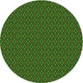 thumbnail image 1 of Ahgly Company Machine Washable Indoor Round Transitional Dark Lime Green Area Rugs, 5' Round, 1 of 7
