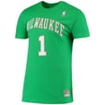 thumbnail image 2 of Men's Mitchell & Ness Oscar Robertson Green Milwaukee Bucks Hardwood Classics Stitch Name & Number T-Shirt, 2 of 3