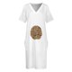 thumbnail image 4 of Vestido holgado con bolsillos en color marrón cerebro para niñas, ropa de mujer, vestido de fiesta, noche, elegante, de lujo, celebridad., 4 of 7