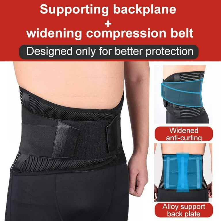 Back Support Belt Breathable Waist Lumbar Lower Back Brace for
