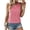 Red -AF10, variant on Gingham Tops for Women Cotton Linen Tank Tops 2026 Spring Summer Crewneck Sleeveless Shirts Basic Blouses Casual Clothes Black L