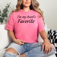 thumbnail image 2 of Proudly Declaring I'm My Aunt's Favorite, Crunchberry Comfort Colors T-Shirt, 3XL, 2 of 3