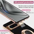 thumbnail image 3 of Compatible with Google Pixel 8 Case with Ring Holder Black, Aesthetic Slim Google Pixel 8 Phone Case Silicone Soft Cover Shockproof Luxury with Kickstand (Black), 3 of 14
