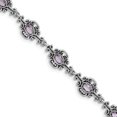 thumbnail image 1 of 925 Sterling Silver Amethyst Bracelet Gemstone, 1 of 6