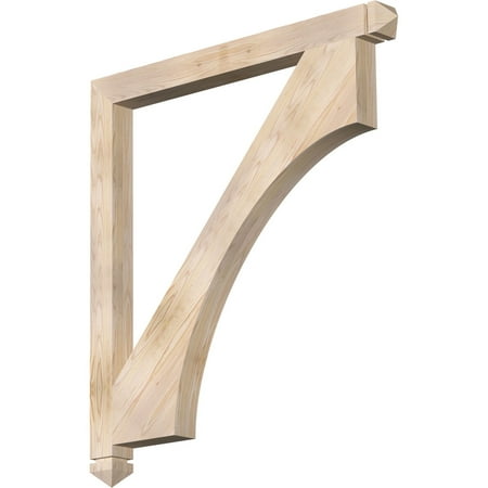 

Ekena Millwork 3 1/2 W x 44 D x 48 H Westlake Arts & Crafts Smooth Bracket Douglas Fir