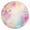 Colorful Floral Pattern, variant on Rainbow Tie Dye Mandala Pattern Round Fitted Tablecloth with Elastic Edge,Dining Table Cover Waterproof,Outdoor Round Tablecloth for Camping,Dining,Indoor and Outdoor