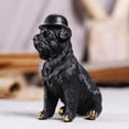 thumbnail image 3 of Estatua de perro de resina, figurita de Animal, adornos artesanales para decoración para hogar, Animal coleccionable en miniatura, , muebles para Macarena Figurilla de resina, 3 of 7