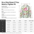 thumbnail image 6 of Goofa Vintage Wood Background with Floral Printed Women's UPF 50+ Sun Protection Hoodie Jacket Lightweight Long Sleeve Sun Shirt for Women with Pocket Hiking Outdoor-Large, 6 of 9