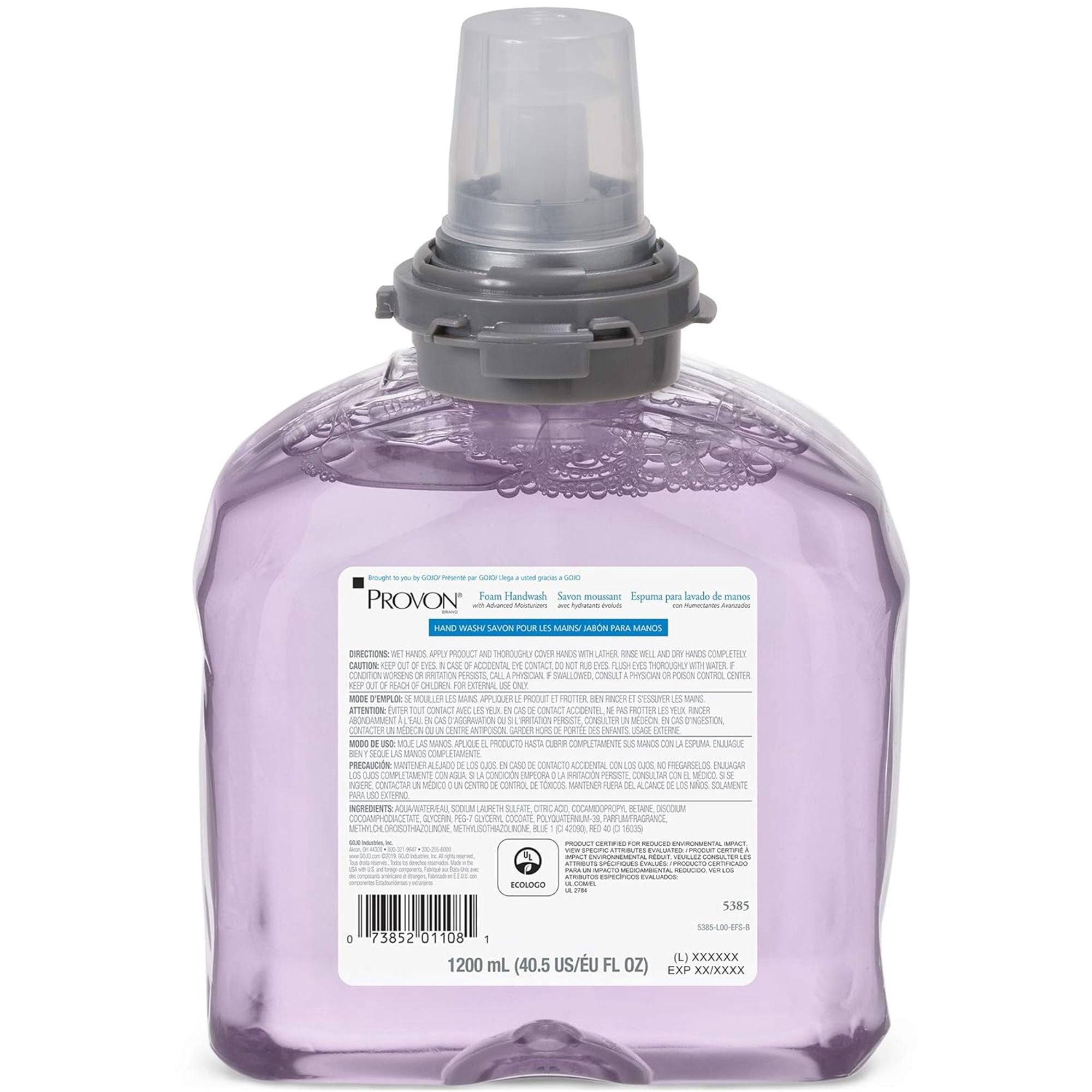PROVON Foaming Soap Dispenser Refill Bottle Cranberry Scent 1 200 mL 5385-02 1 Ct