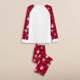 thumbnail image 3 of Conjunto de pijama de 2 piezas de ajuste holgado con estampado de alce familiar traje de pantalón largo rojo traje diario FLhrweasw Nuevo, 3 of 9