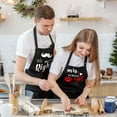 thumbnail image 5 of AOWOO 2 Pcs Mr and Mrs Aprons for Couples Gifts Set, Funny His and Her Matching Kitchen Aprons with Pocket, Cooking Apron for Wedding Engagement Anniversary Christmas Gifts for Husband Wife, 5 of 7