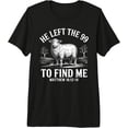 thumbnail image 2 of 100% Cotton He Left The 99 to Find Me Jesus Parables Premium Tri-Blend T-Shirt, 2 of 5