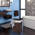 thumbnail image 2 of Costway Rectangle Bamboo Hamper Laundry Basket Washing Cloth Bin Lid Brown, 2 of 9