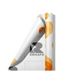 thumbnail image 5 of Rwraps Orange Watercolor Hard Work Matte Vinyl Film Wrap 59in x 5ft Vinyl Vehicle Car Film Sheet, 5 of 9