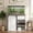 White, variant on PULUOMIS 55 Gallon Farmhouse Fish Tank Stand with Sliding Barn Doors, Aquarium Stand with Cabinet for Fish Tank Accessories Storage, Turtle Tank, Reptile Terrarium