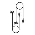 thumbnail image 4 of Amdohai 55cm Smart Bracelet USB Charge Cable Wire Clip Replacement for Fitbit Charge 3, 4 of 8