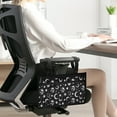thumbnail image 2 of Jiueut Black Galaxy Wheelchair Armrest Side Hanging Storage Bag Wheelchair Bags to Hang on Side 2 Pockets Suitable for Teenagers Power Wheelchair Side Bag Armrest Pouch, 2 of 7