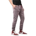 thumbnail image 3 of Ma Croix Mens Marled Jogger Pants Brushed Basic Solid Sweatpants, 3 of 4