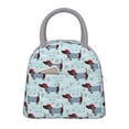thumbnail image 1 of Fotbe Dachshund Dog Puppy Bolsa de Almuerzo con Estampado, Lonchera Aislada, Contenedor de Comida Reutilizable Tipo Cooler a Prueba de Fugas, 1 of 6