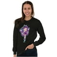 thumbnail image 3 of Betty Boop Pixie Magic Fairy Wings Women Plus Size Long Sleeve Tee Brisco Brands 2X, 3 of 5