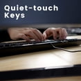 thumbnail image 4 of PERIBOARD-220H US, Wired Compact USB Keyboard with 2 Hubs - Build-in Numeric Keypad - Black - US English Layout, 4 of 5