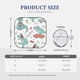 thumbnail image 7 of Lsque Music Lover Dinosaur 2 PCS Windshield Sun Shade | CarFoldable Window Covers | Car Accessories Reflect UV for Universal Cars SUV Truck | Small, 7 of 7