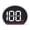 White, variant on BIMZUC 3-Inch Digital GPS Car Speedometer Heads-Up Display Plug and Play Non-destructive Universal Speed Display KMH Green Font (3 inches / 7.6 cm)