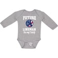 thumbnail image 3 of Inktastic Future Lineman Like Daddy Boys Long Sleeve Baby Bodysuit, 3 of 5