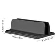 thumbnail image 4 of Laptop Stand Home Tabletop Laptop Vertical Holder Adjustable Aluminum Alloy Notebook Computer Bracket, Black Workhe, 4 of 9