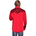 thumbnail image 2 of Scully P-634-RED-S Mens Western Shirt - Red- Small, 2 of 2