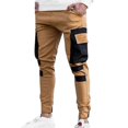 thumbnail image 1 of Men Combat Cargo Pants Multi-pockets Work Slim Fit Joggers Trousers Jogging Tracksuit Bottoms, 1 of 5