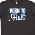 thumbnail image 4 of Inktastic Born to Fish Go Fishing Youth T-Shirt, 4 of 5