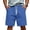 EA01_Blue, variant on Resicozy Mens Casual Shorts Cotton Elastic Waist Shorts Drawstring Summer Beach Shorts with Pockets Black XL