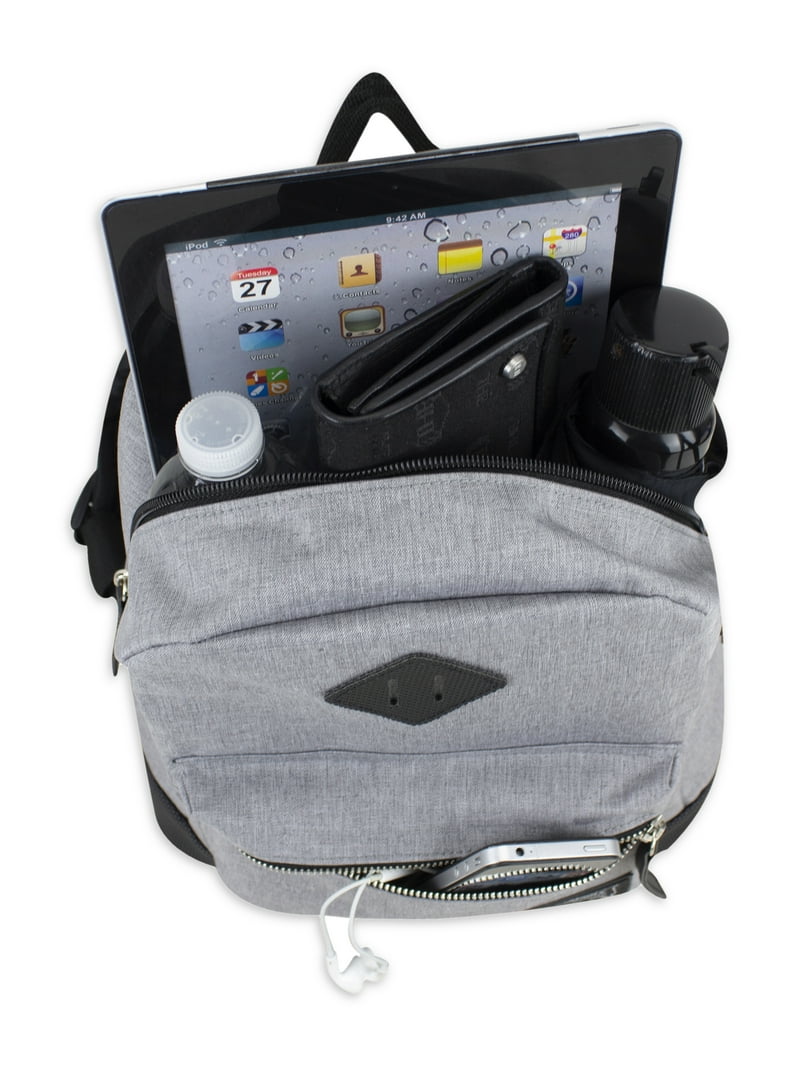 Eastsport Women's Compact Mini Backpack with Tech Sleeve