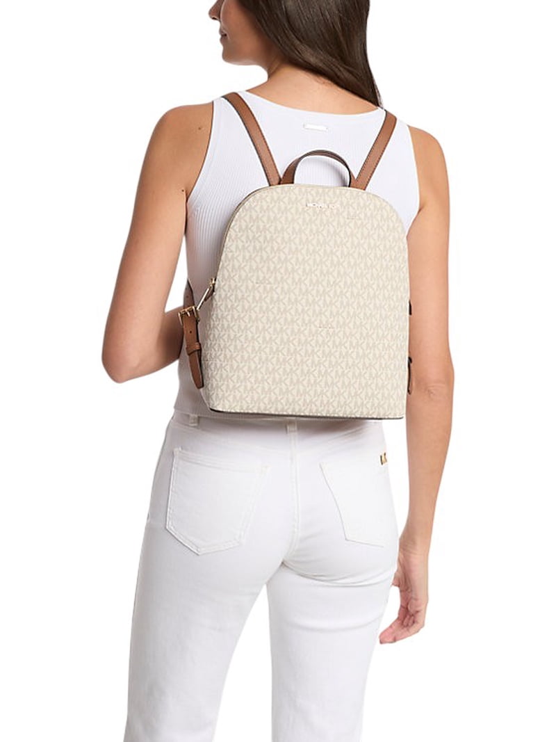 Michael Kors Womens Cindy Large Signature Logo Backpack  display picture 2