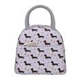thumbnail image 1 of Balery Dachshund Dog Puppy Bolsa de Almuerzo para Mujeres, Caja de Almuerzo, Bolsa de Almuerzo Pequeña Impermeable, Tote de Almuerzo Reutilizable con Gran Capacidad, 1 of 6