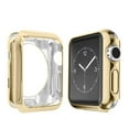 thumbnail image 2 of For Apple Watch Case Series NIKE/SE/8/7/6/5/4 44mm Case with Buit in TPU Clear Screen Protector - Full Body Coverage Protective Case Ultra Thin Cover - Gold, 2 of 6