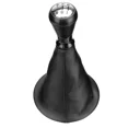 thumbnail image 6 of 5 Speed Chrome Gear Shift Knob w/PU Leather Gaiter Boot Dust Cover For Citroen Berlingo III MK3 For Peugeot Partner 2008-on, 6 of 6