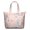 Seahorse, variant on Rustic Worn-Out Duffel for Women, Antique Boho Weekender Bag with Vintage Floral and Geometric Patterns, Travel Tote for Short Trips