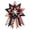 Patriotic Starburst, variant on Oversized Seasonal Quilted Door Bow DIY Sewing Kit, 15.75 Inch Layered Patchwork Fabric Door Decor Craft for Front Door Wall Mantel Porch, Multiple Holiday Designs Available(1pcs)