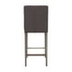 thumbnail image 2 of CorLiving Leila Fabric Upholstered Wood Leg Barstools - Bar Height Stool with Tufted Back, Perfect Tall Bar Height Chair for Kitchen or Bar, 2 of 8