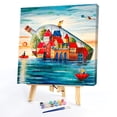 thumbnail image 1 of Cuadros Decorativos Kit de pintura al óleo de la casa por números DIY pintura acrílica sobre lienzo sin marco (B2806) Wdftyju embutido en tela, 1 of 9