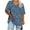 Navy, variant on yuson Loose Fit Tops for Women Short Sleeve Plus Size Casual Tops Summer Floral Print V-Neck Blouses Navy Shirts XXL